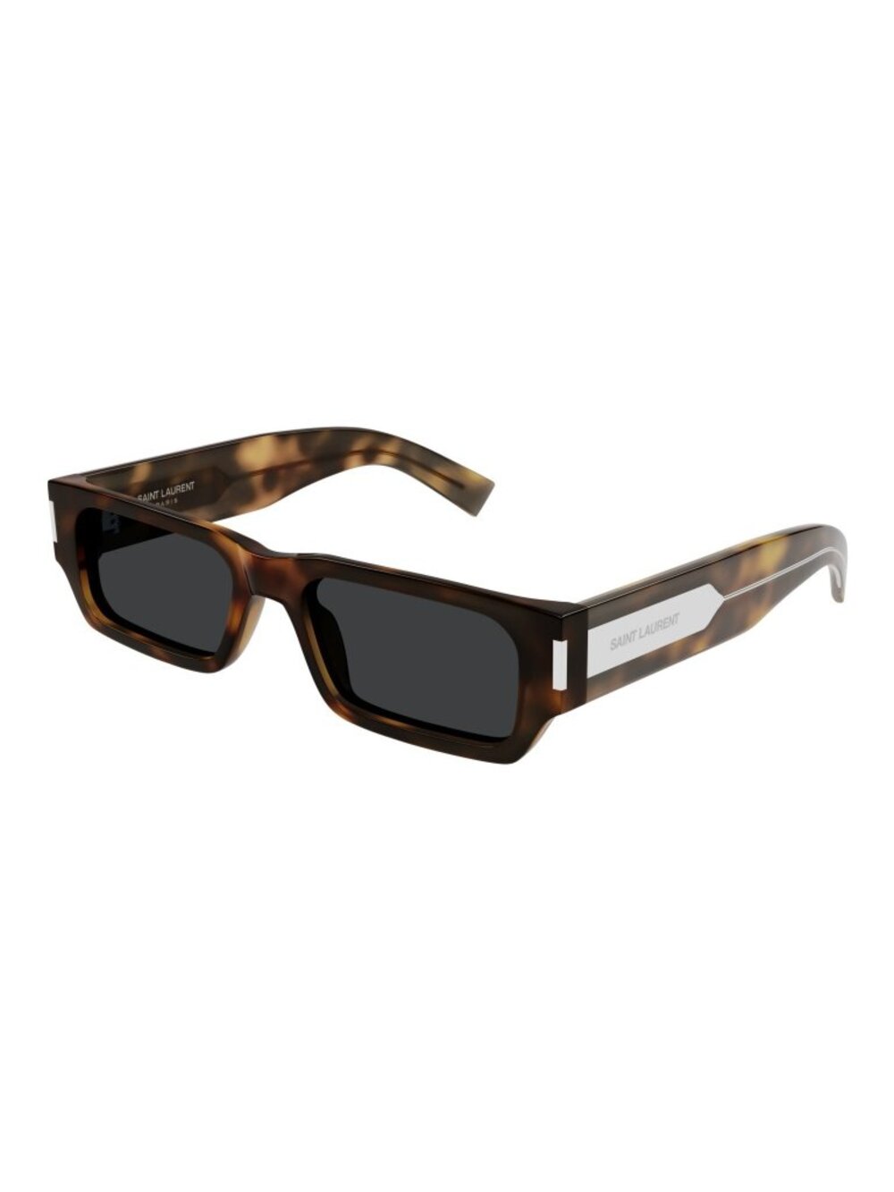 NEW SAINT LAURENT SUNGLASSES SL660F 002 SQUARE UNISEX HAVANA EYEWEAR SL 660F
